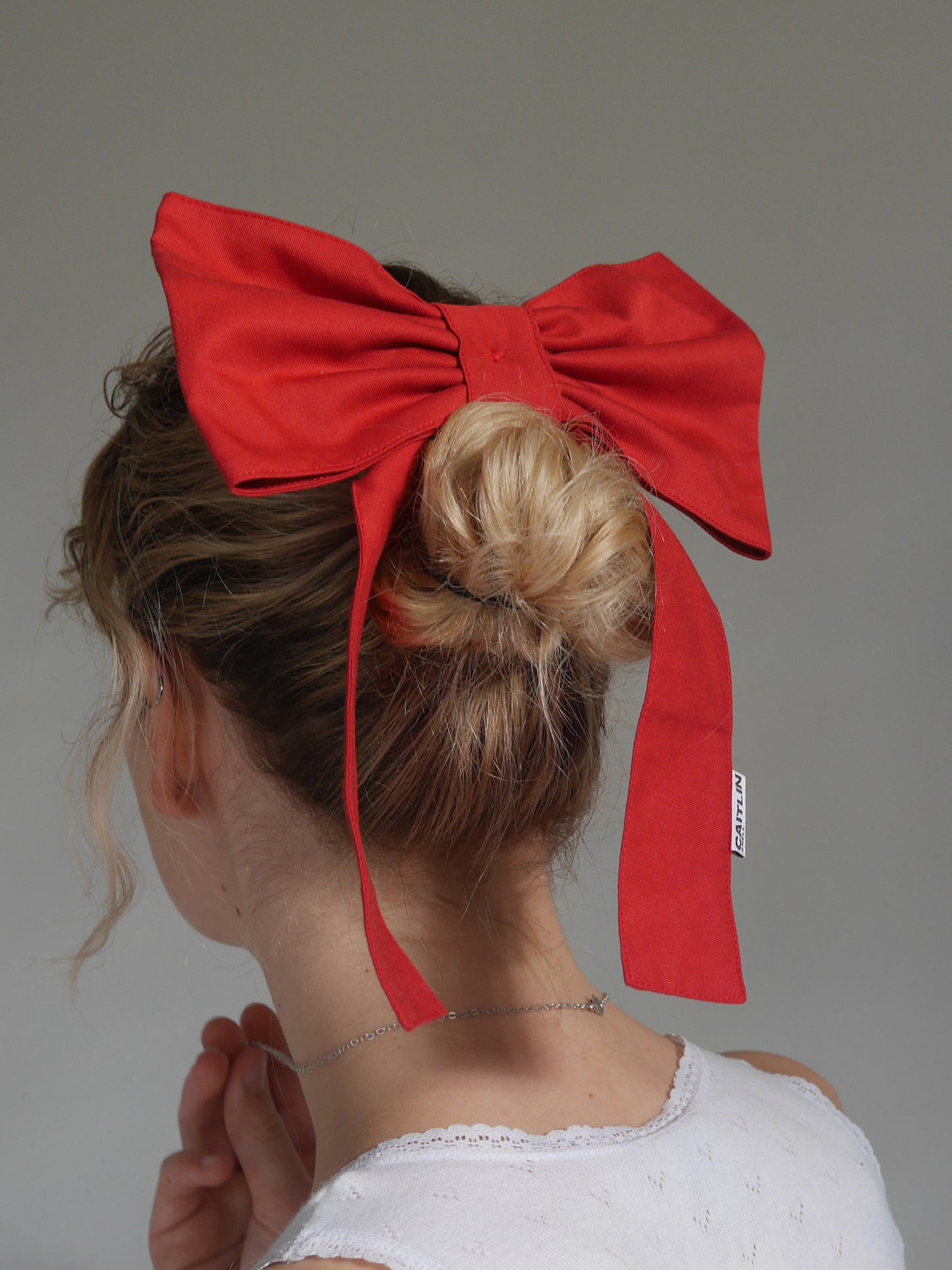 Caitlin Snell Label | Sustainable Fashion | Ethical Fashion | Silk | Cotton | New Zealand | Handmade from Home | Slow Fashion | Natural Fibre | Hair Bow