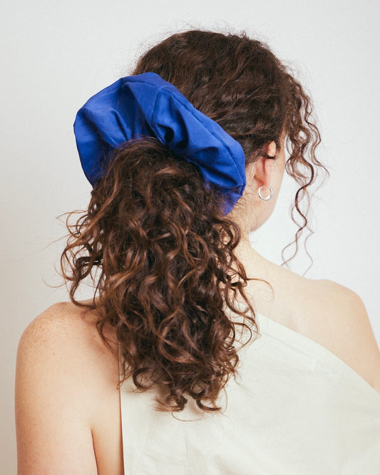 Eva Scrunchie | Cobalt