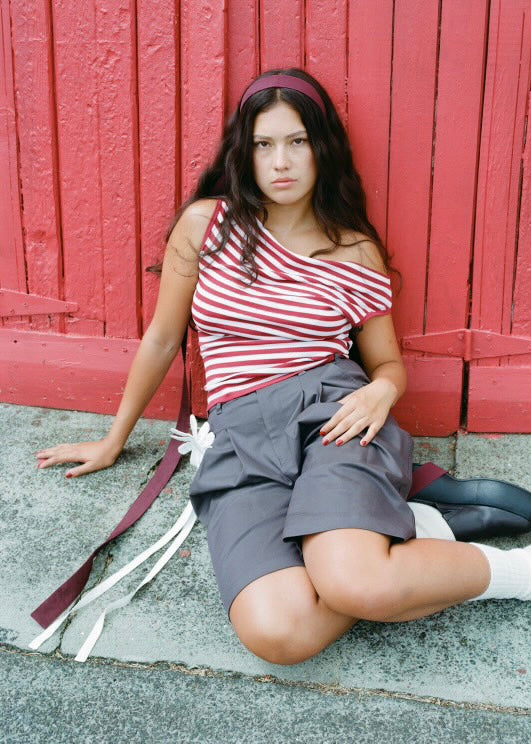 Mini Lop Headband | Oxblood