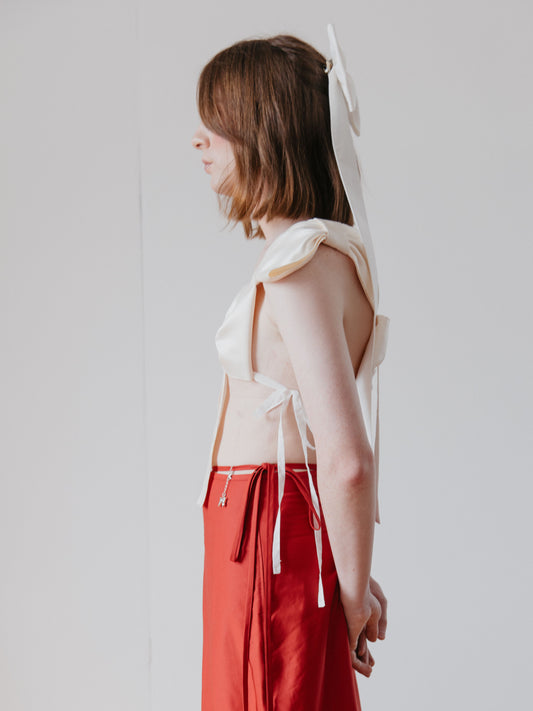 Look 5 | White Long Hair Bow