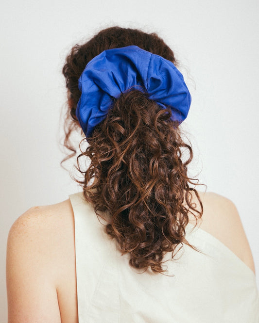 Eva Scrunchie | Cobalt