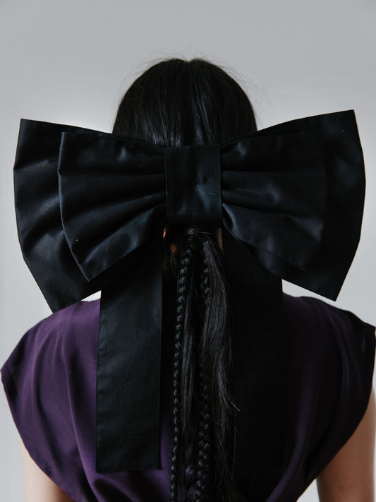 Look 3 | Large Black Hair Bow