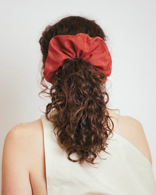 Eva Scrunchie | Burnt Red