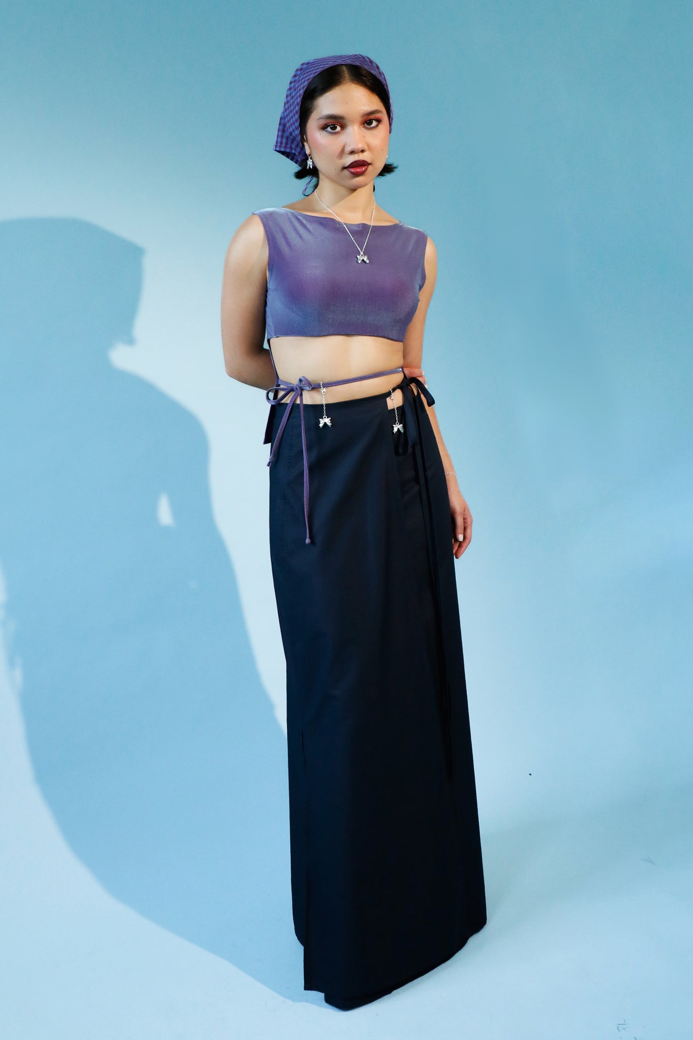 Caitlin Snell | Bow | Maxi Skirt | Sustainable Fashion | Ethical Design | NZ Made | New Zealand Made | Made in New Zealand | Caitlin Snell Label