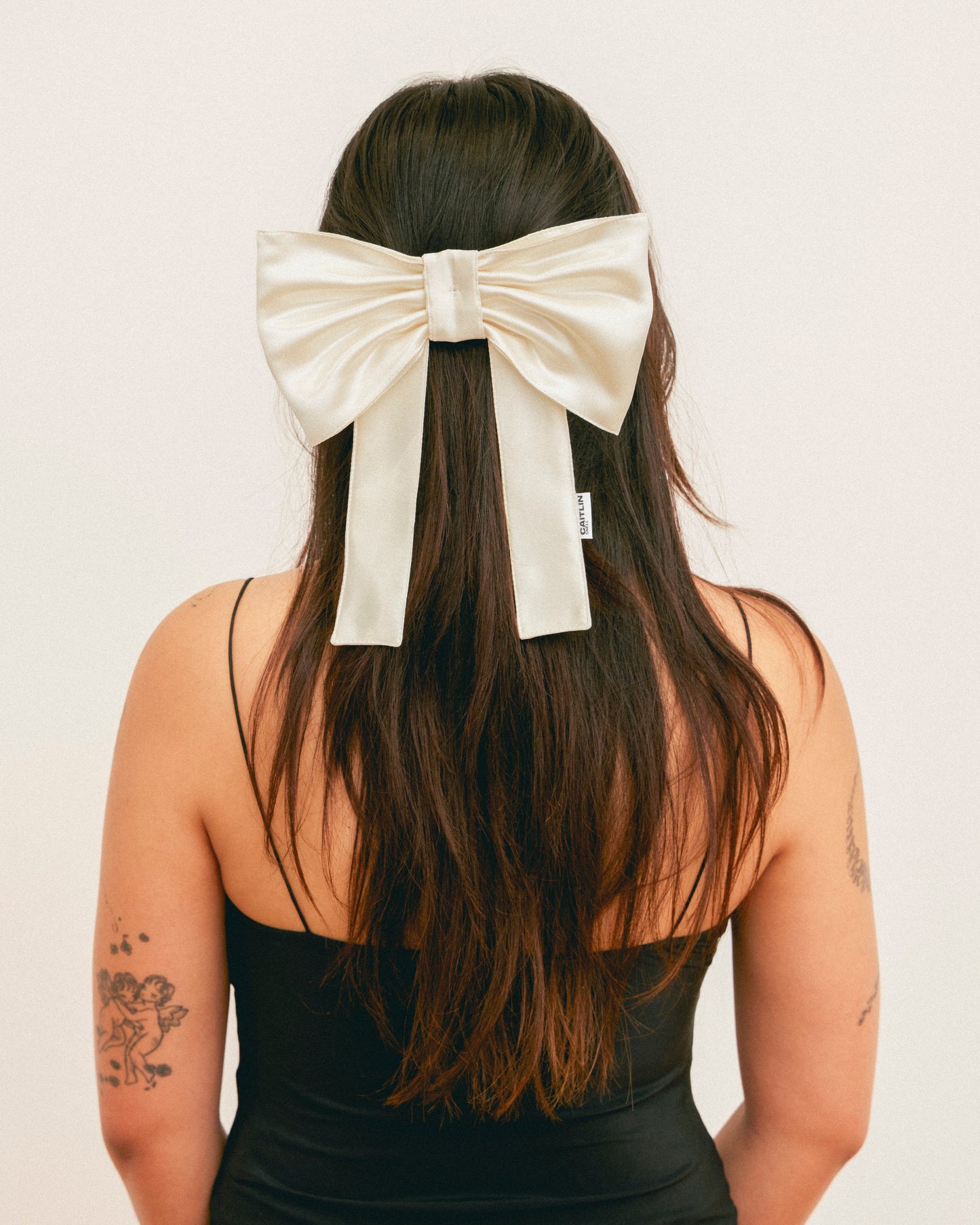 Georgie Hair Bow | Cream