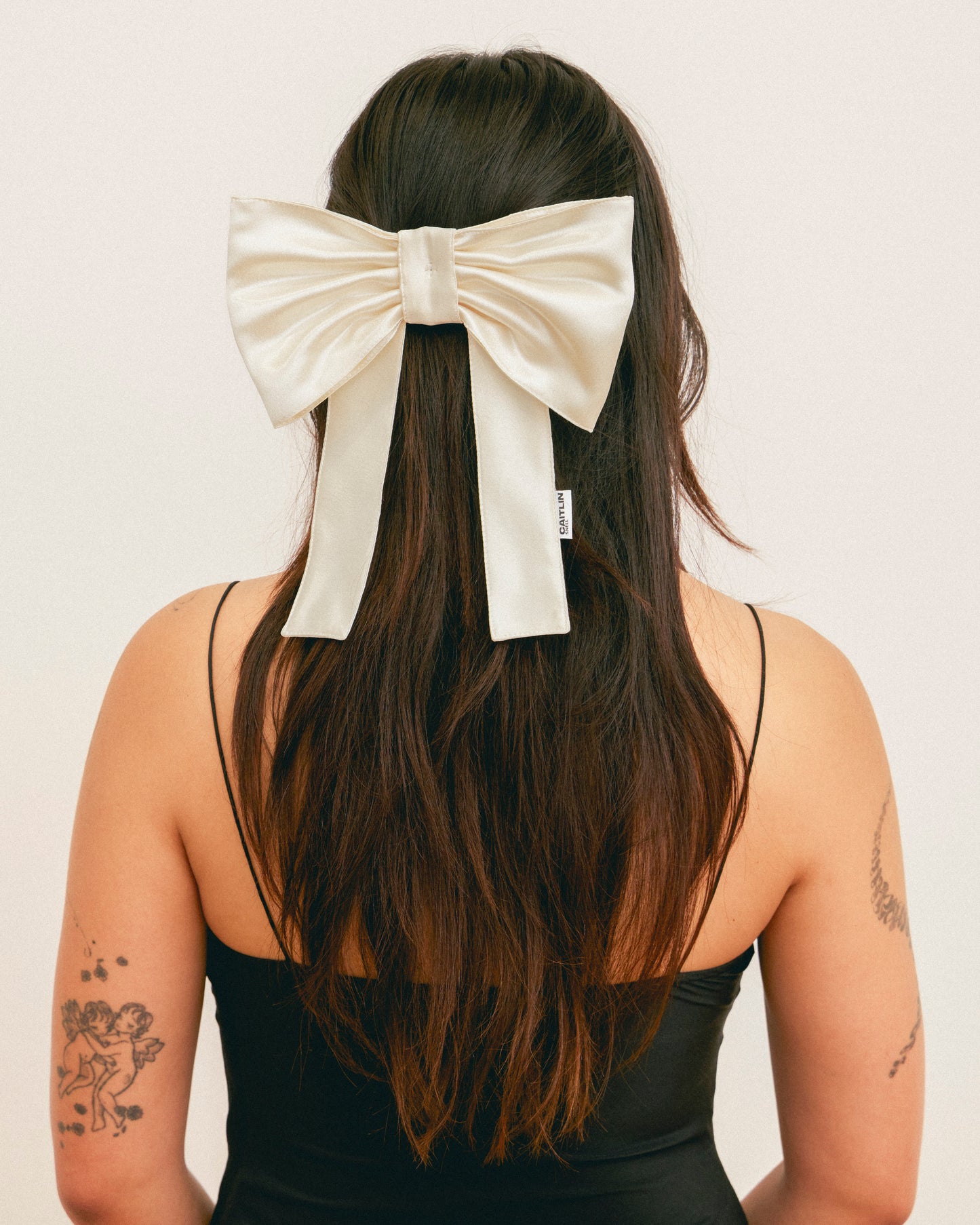Georgie Hair Bow | Cream
