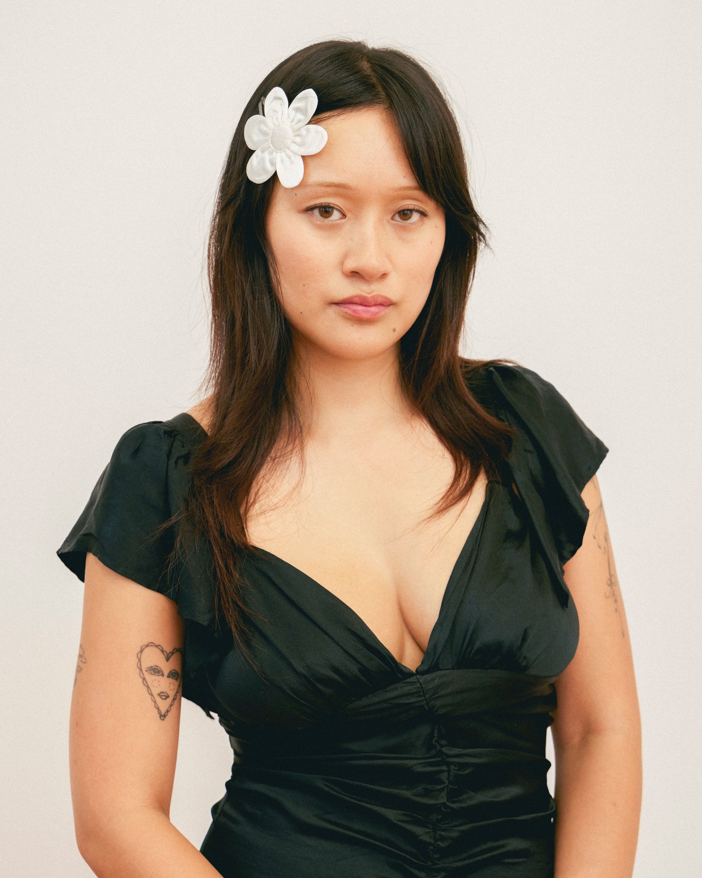 Buttercup Hair Clip | Ivory Silk