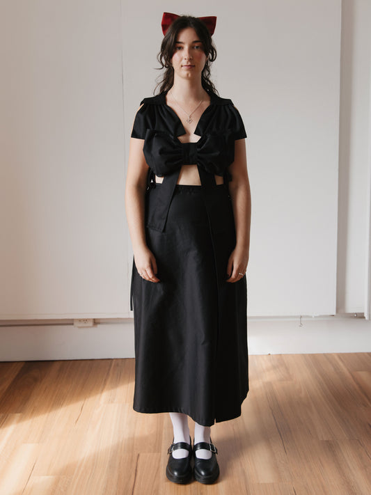 Look 12 | Izzy Wrap Maxi Skirt