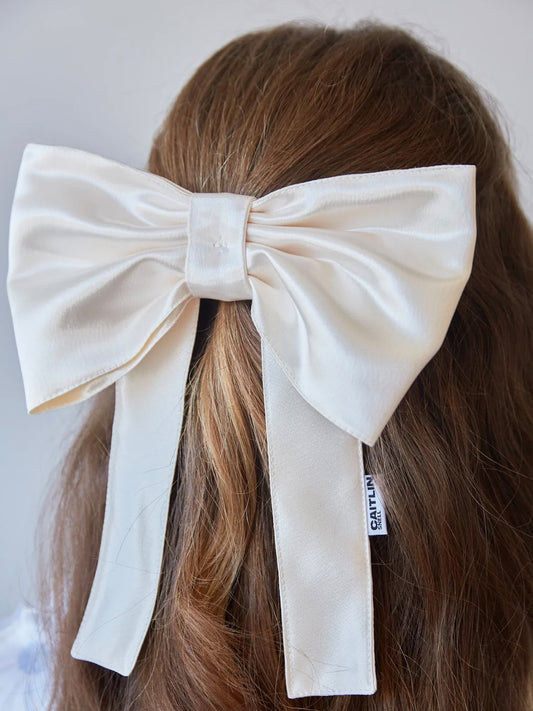 Caitlin Snell Label | Sustainable Fashion | Ethical Fashion | Silk | Cotton | New Zealand | Handmade from Home | Slow Fashion | Natural Fibre | Hair Bow